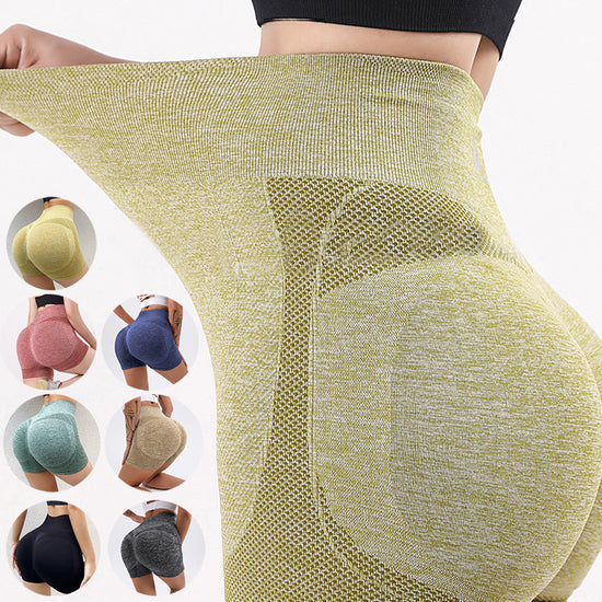Seamless Butt-Lifting Yoga Shorts